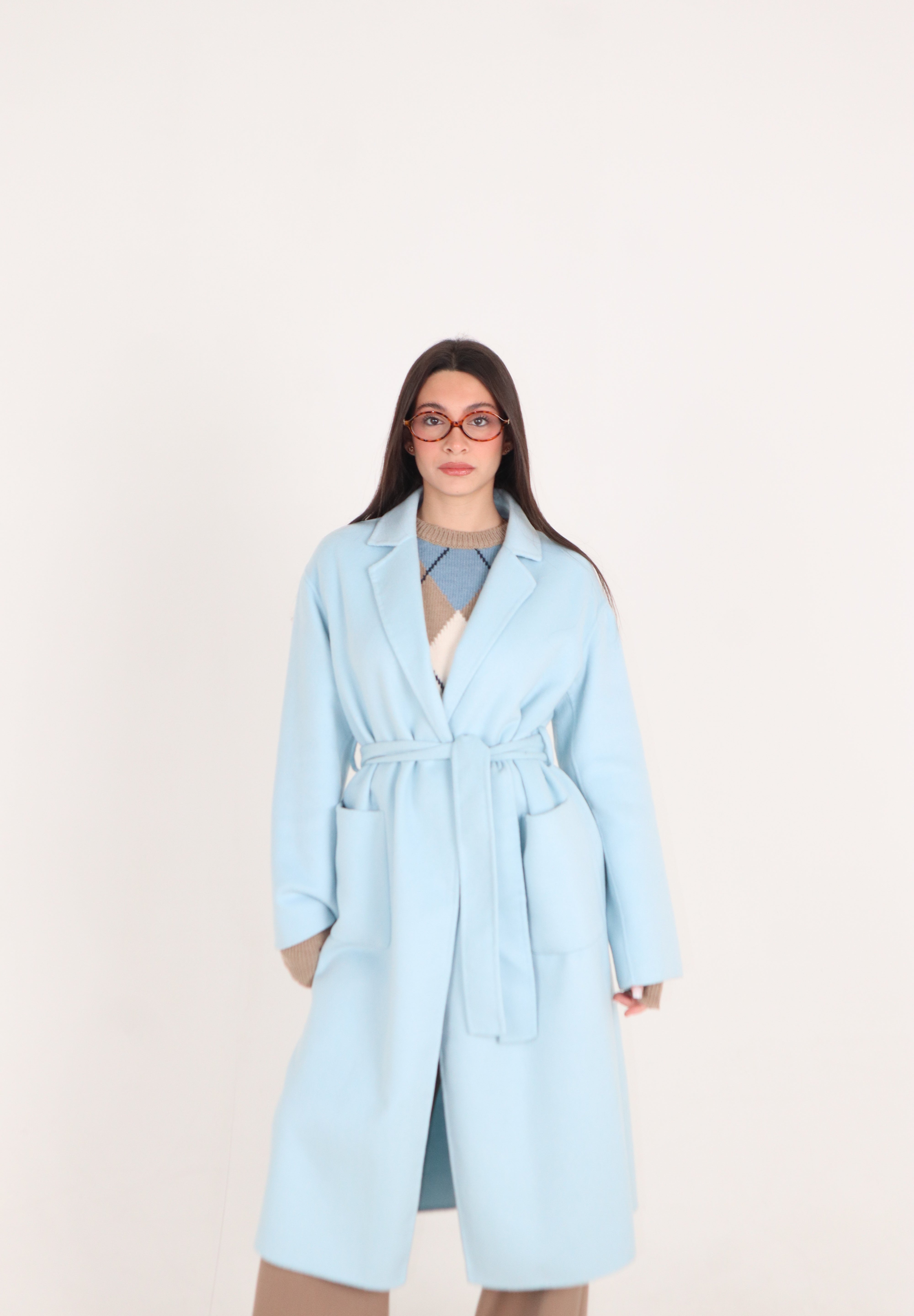 CAPPOTTO SOFT PASTEL AZZURRO