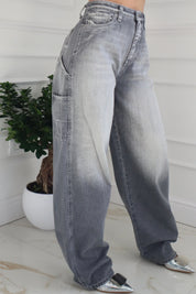 JEANS NIKITA GREY