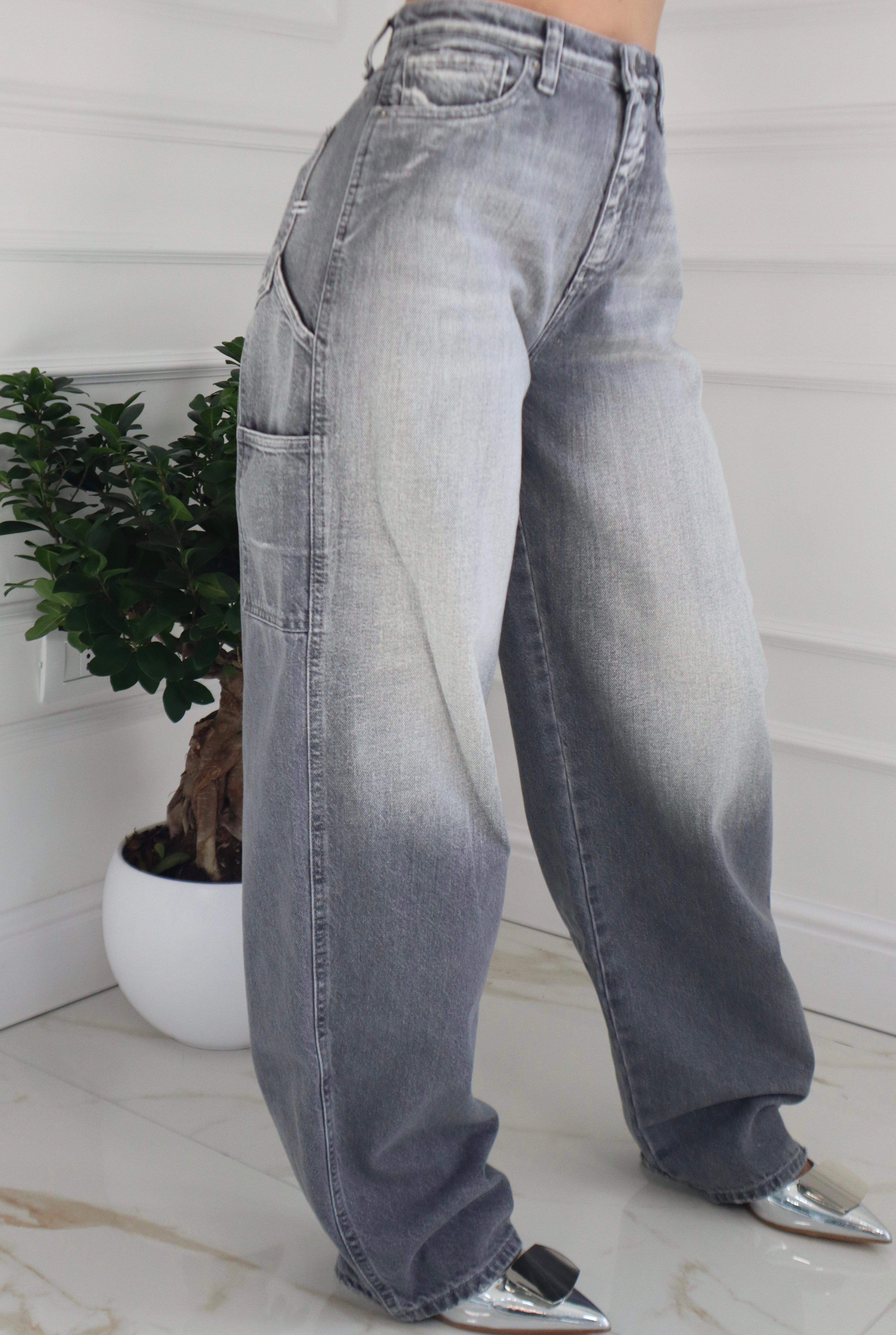 JEANS NIKITA GREY