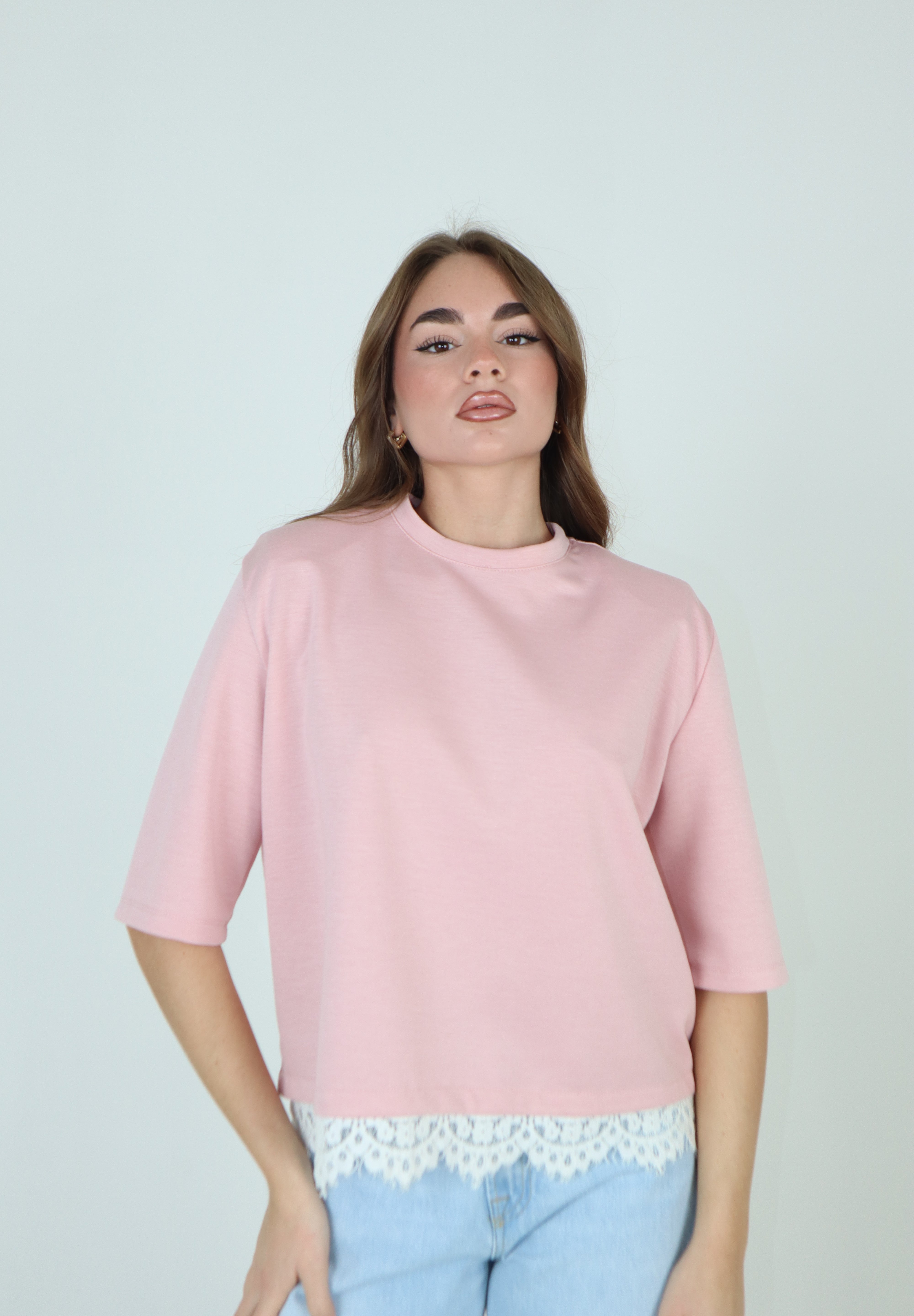 MAGLIA LUMI ROSA