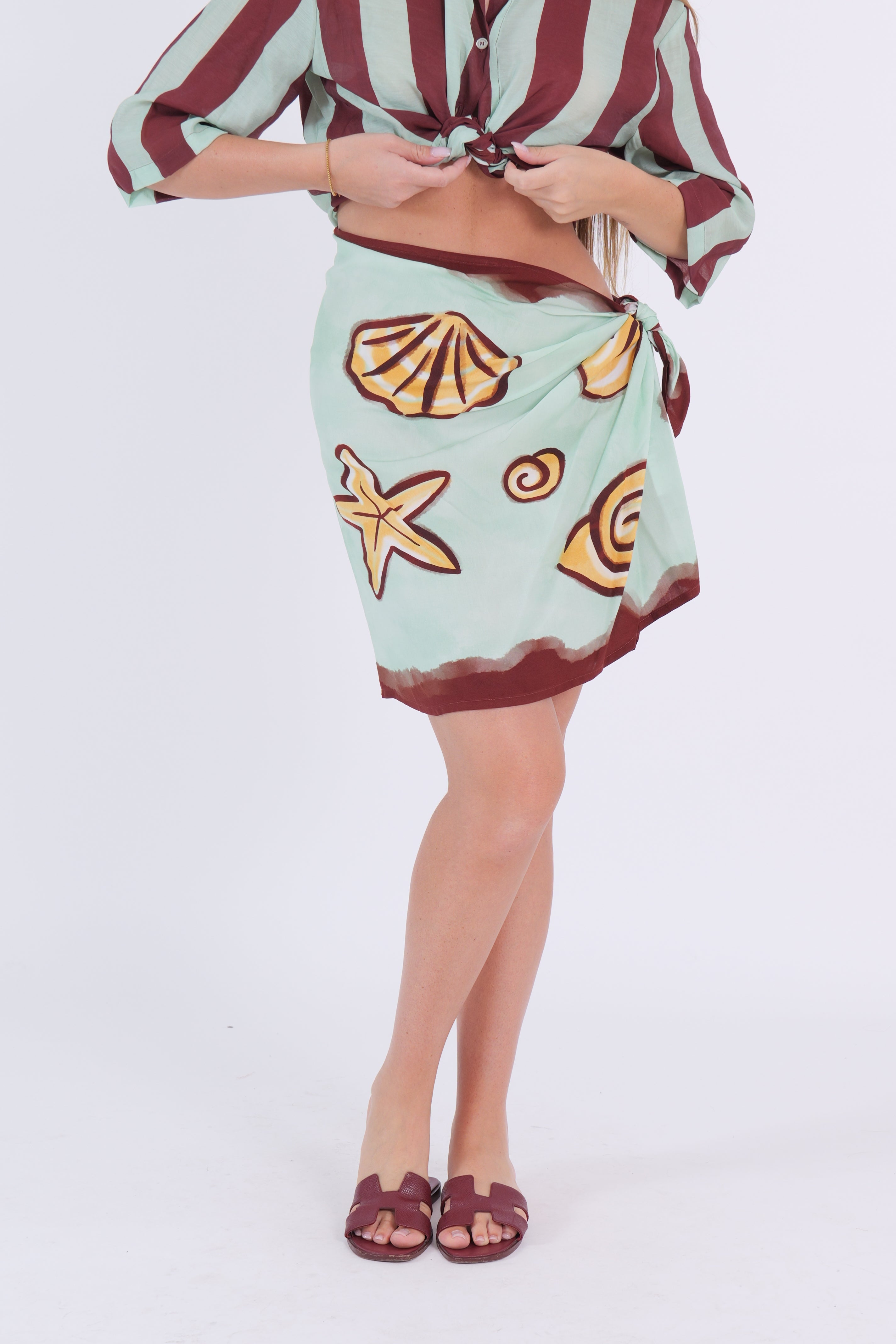MINI GONNA PAREO TIFFANY/INDIA