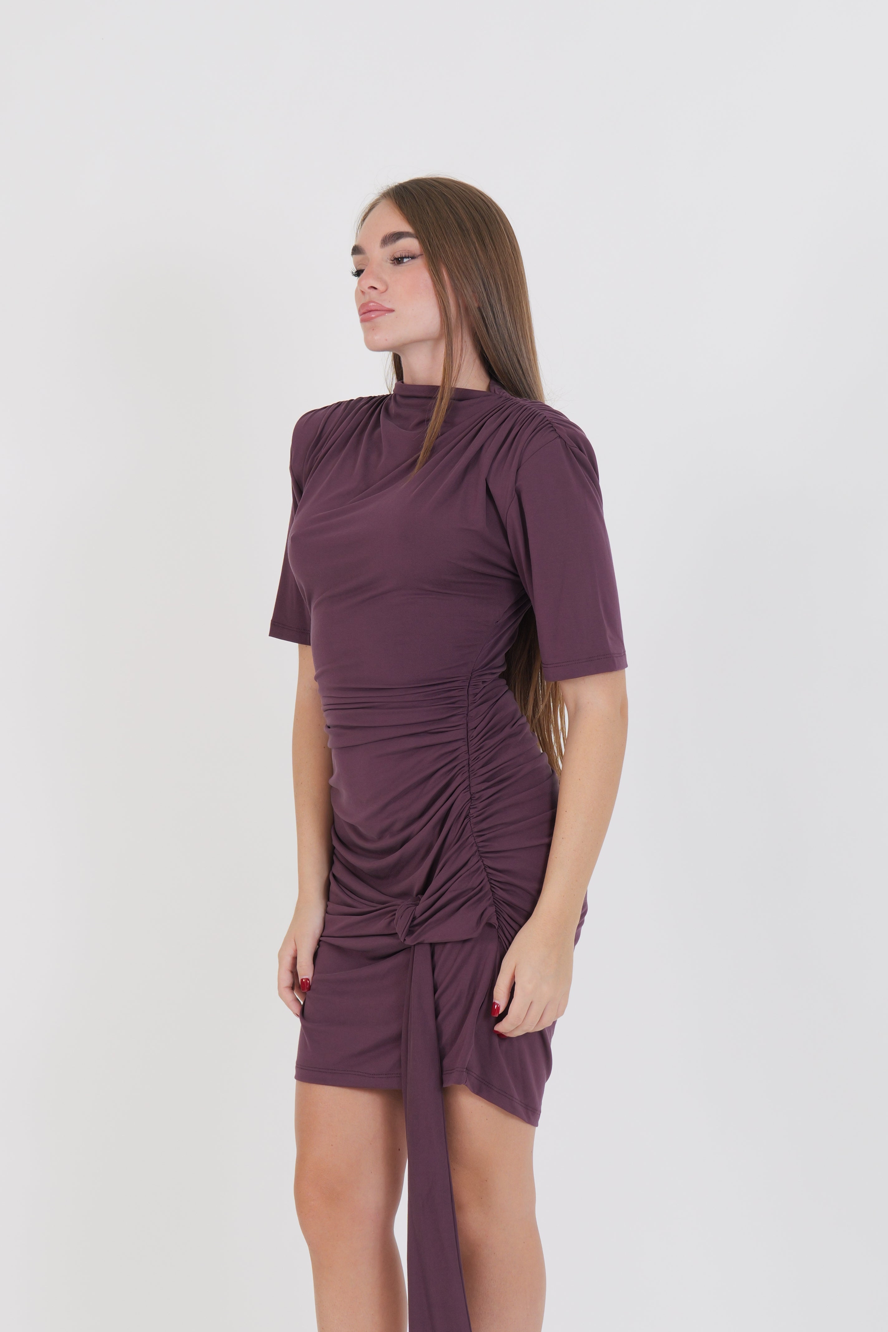 ABITO LOLA BORDEAUX