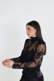 TOP COLLETTO IN PIZZO