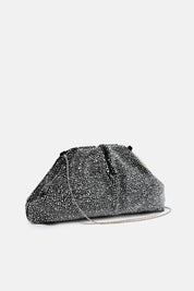 POCHETTE MIRACH NERO/ARGENTO