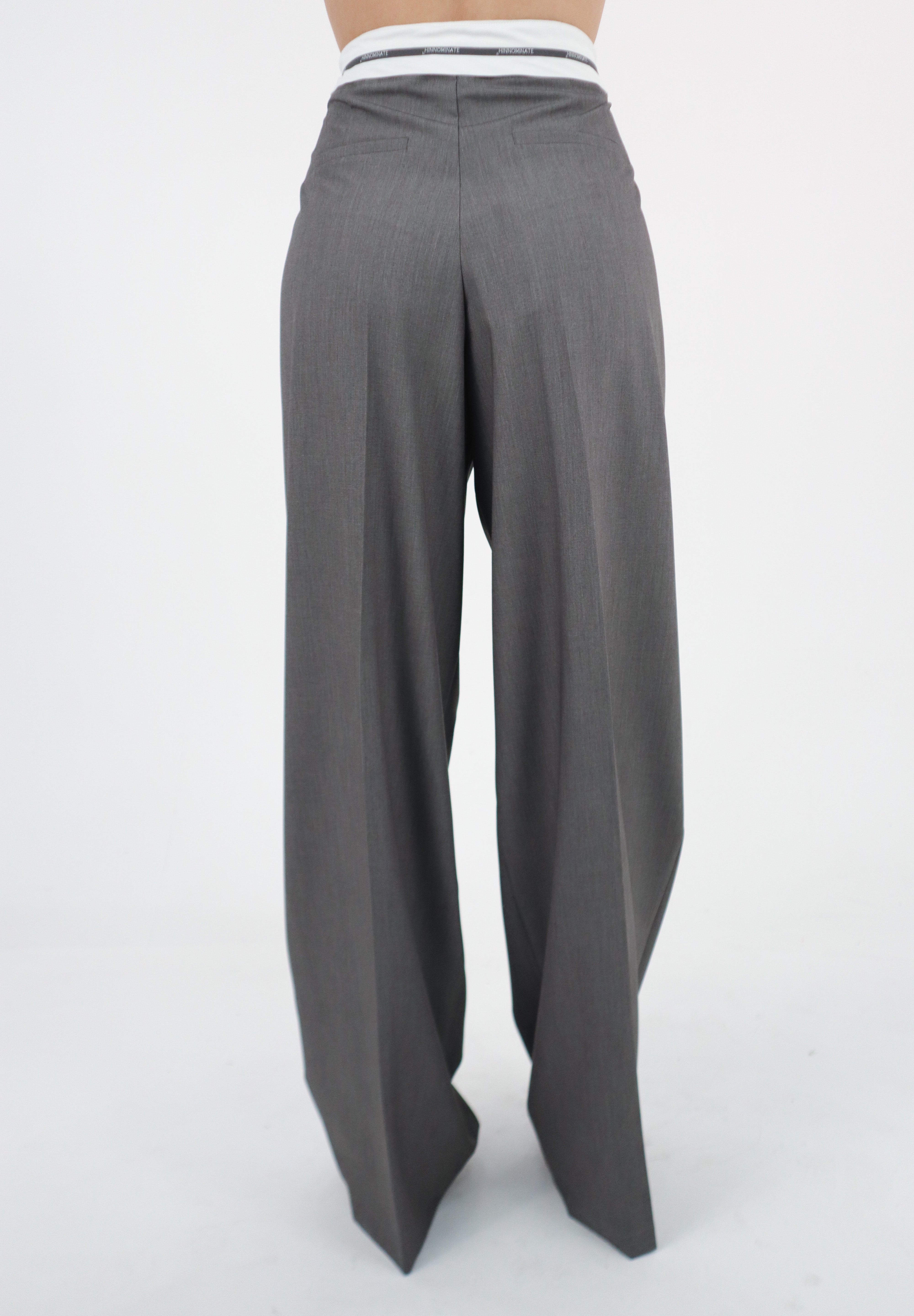 PANTALONE GRIGIO MELANGE