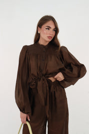 CAMICIA OIL MORO