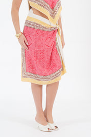 GONNA CORTA PAREO FOULARD AMARENA