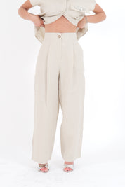 PANTALONE SABBIA LINEN