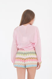 CAMICIA ROSA NODO