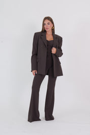 FLARED SIENNA CHOCO