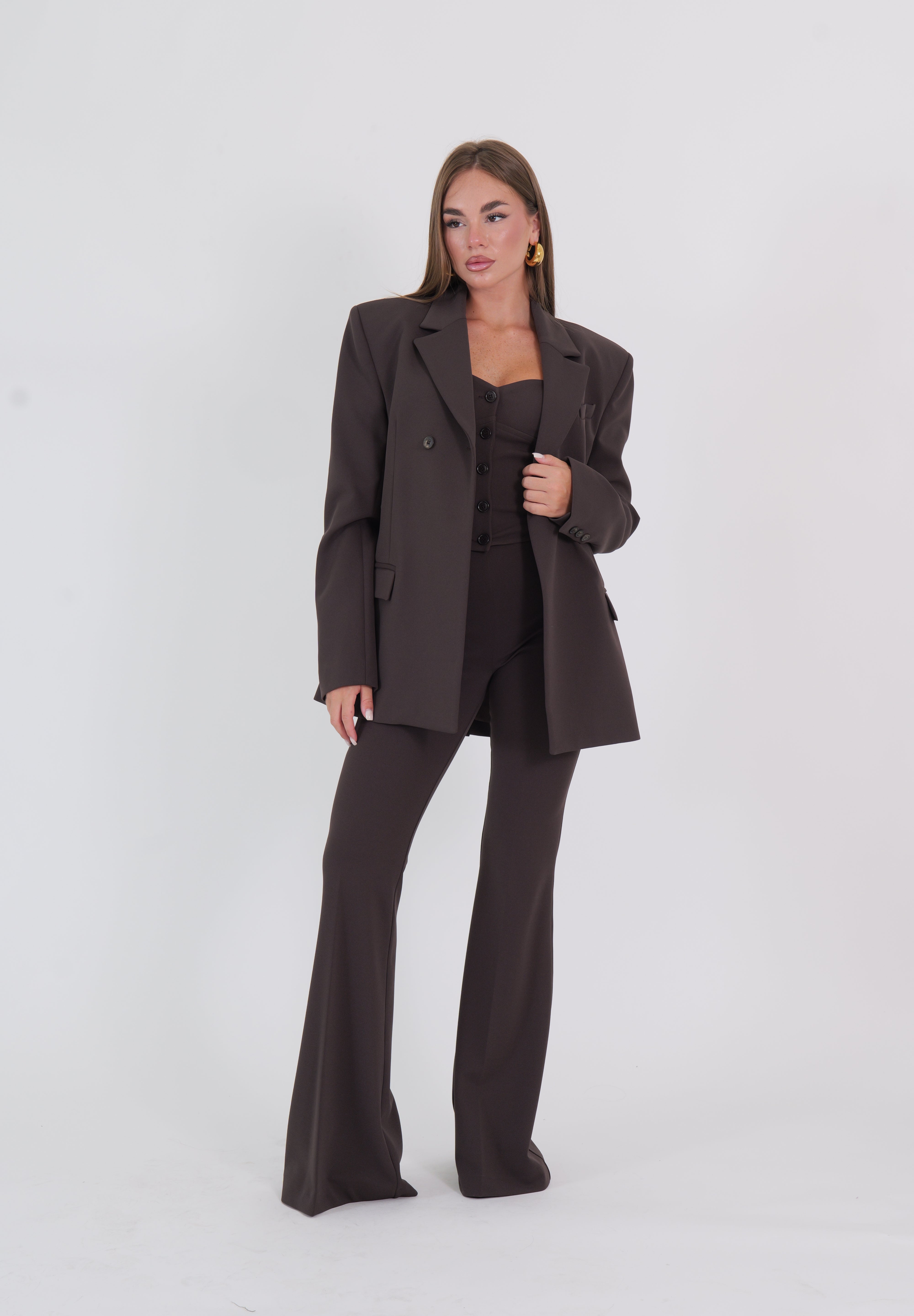 FLARED SIENNA CHOCO