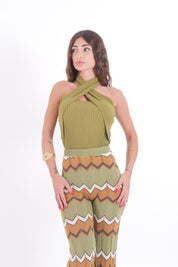TOP OLIVIA VERDE OLIO