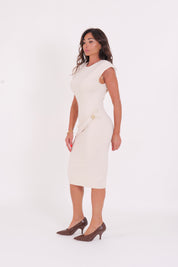 MIDI DRESS TYLO ALMOND