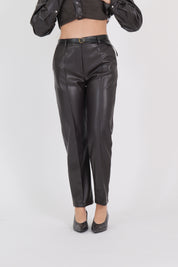 PANTALONE PELLE MORO