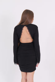 DRESS PIZZO NERO