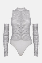 BODY TRAVA WITH GLOVE ARGENTO