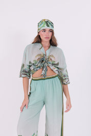 CAMICIA NATURE VERDE