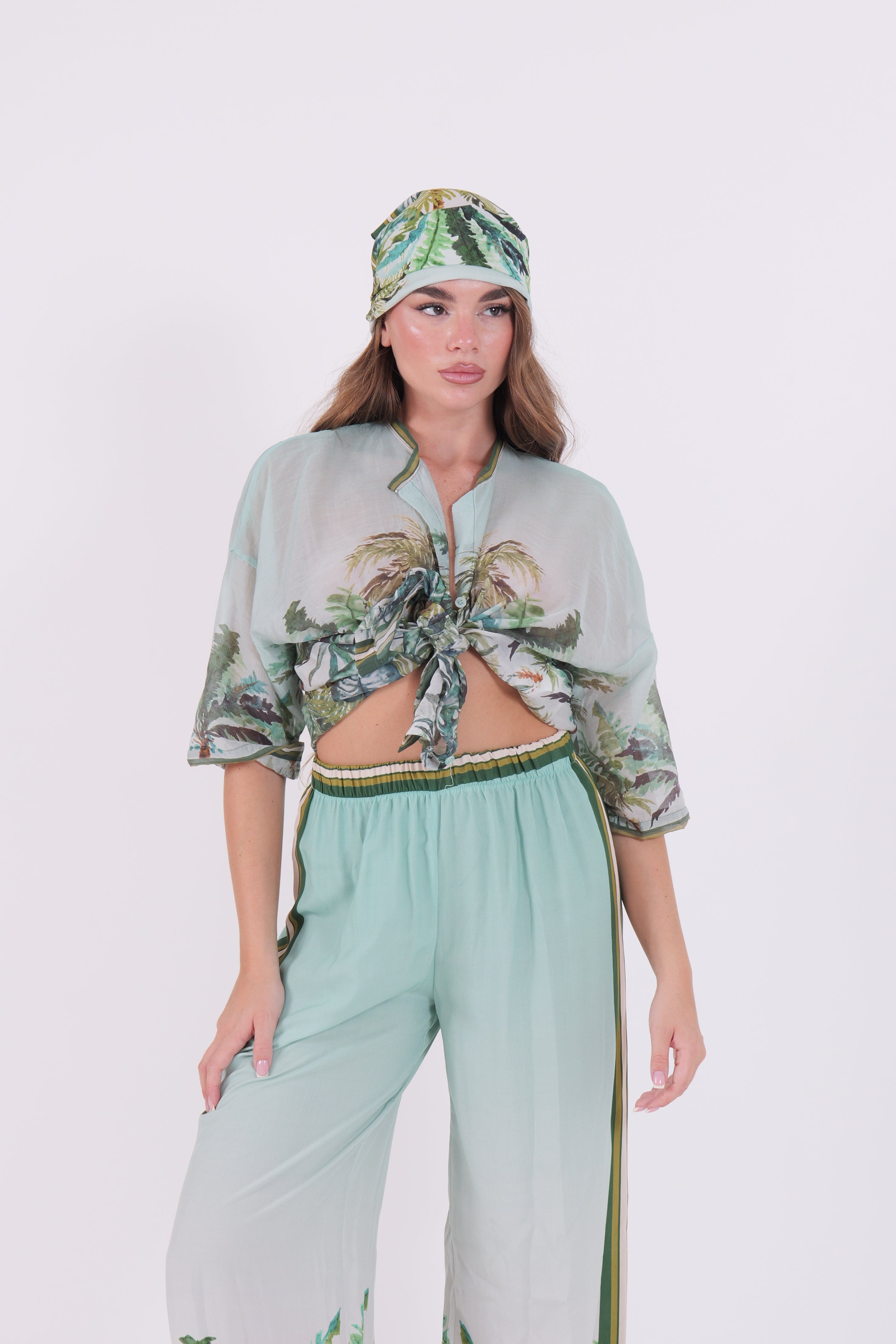 CAMICIA NATURE VERDE