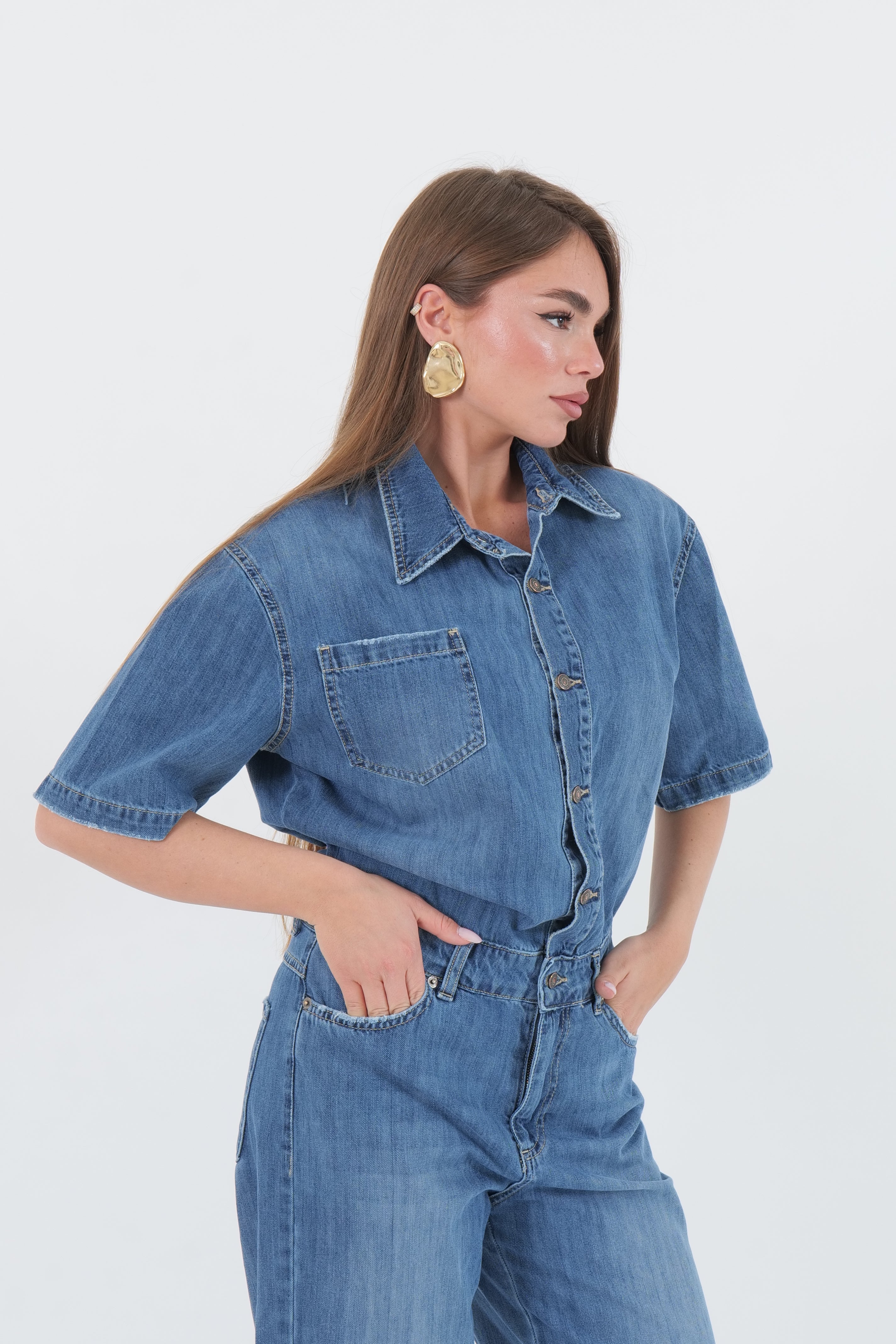 JUMPSUIT DENIM VICOLO