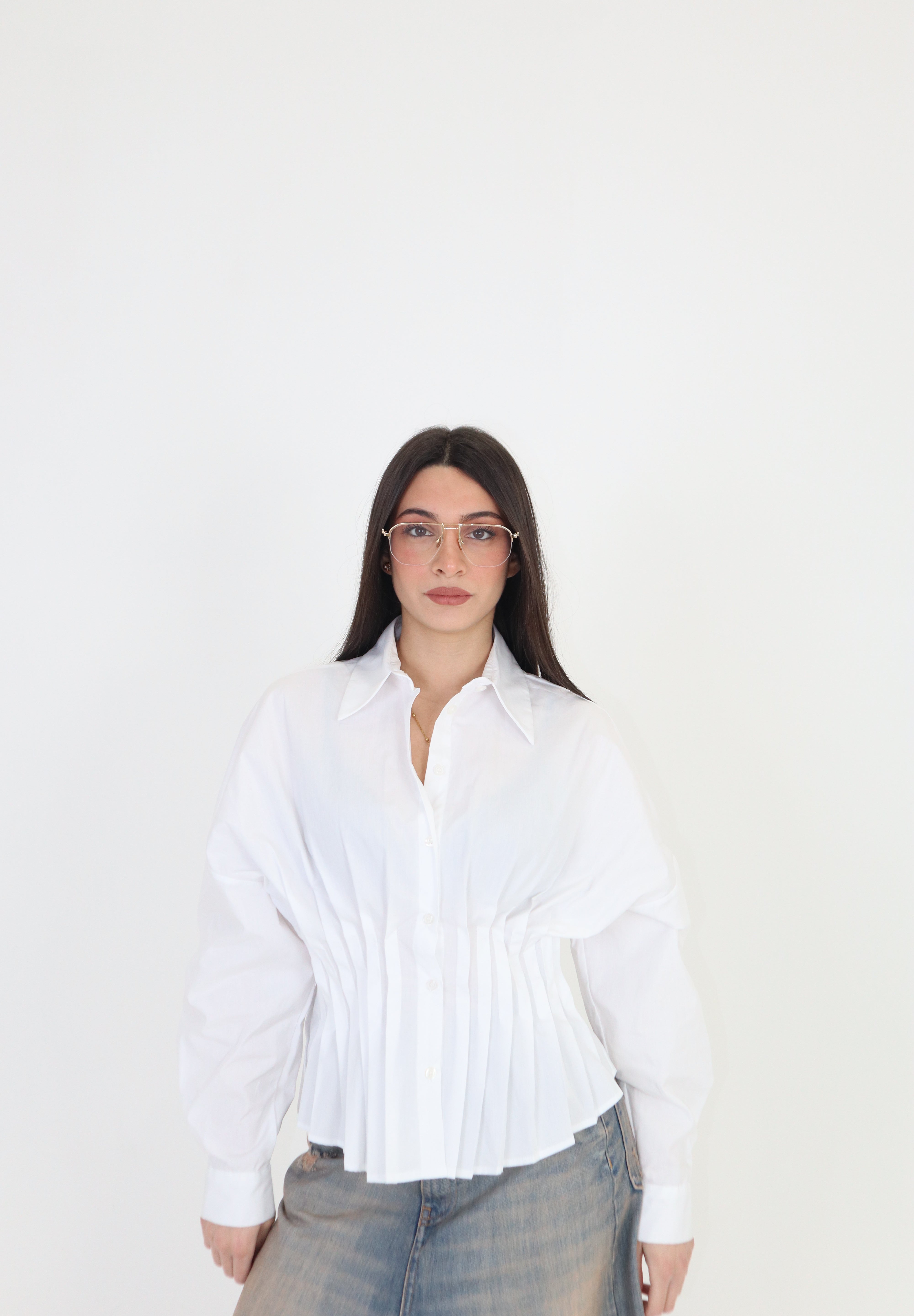 CAMICIA POPELINE BIANCA