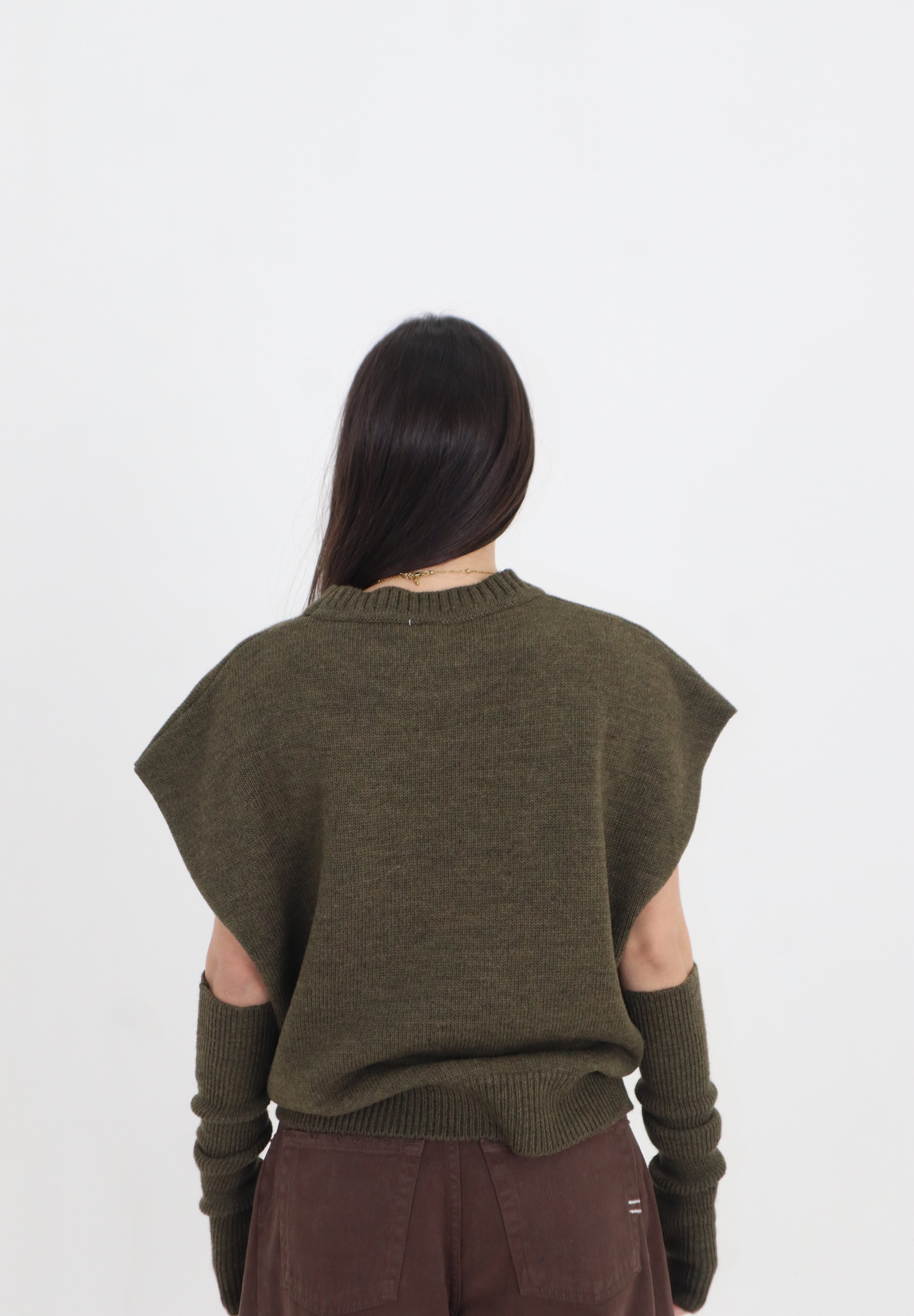 GILET GIROCOLLO ROMBI