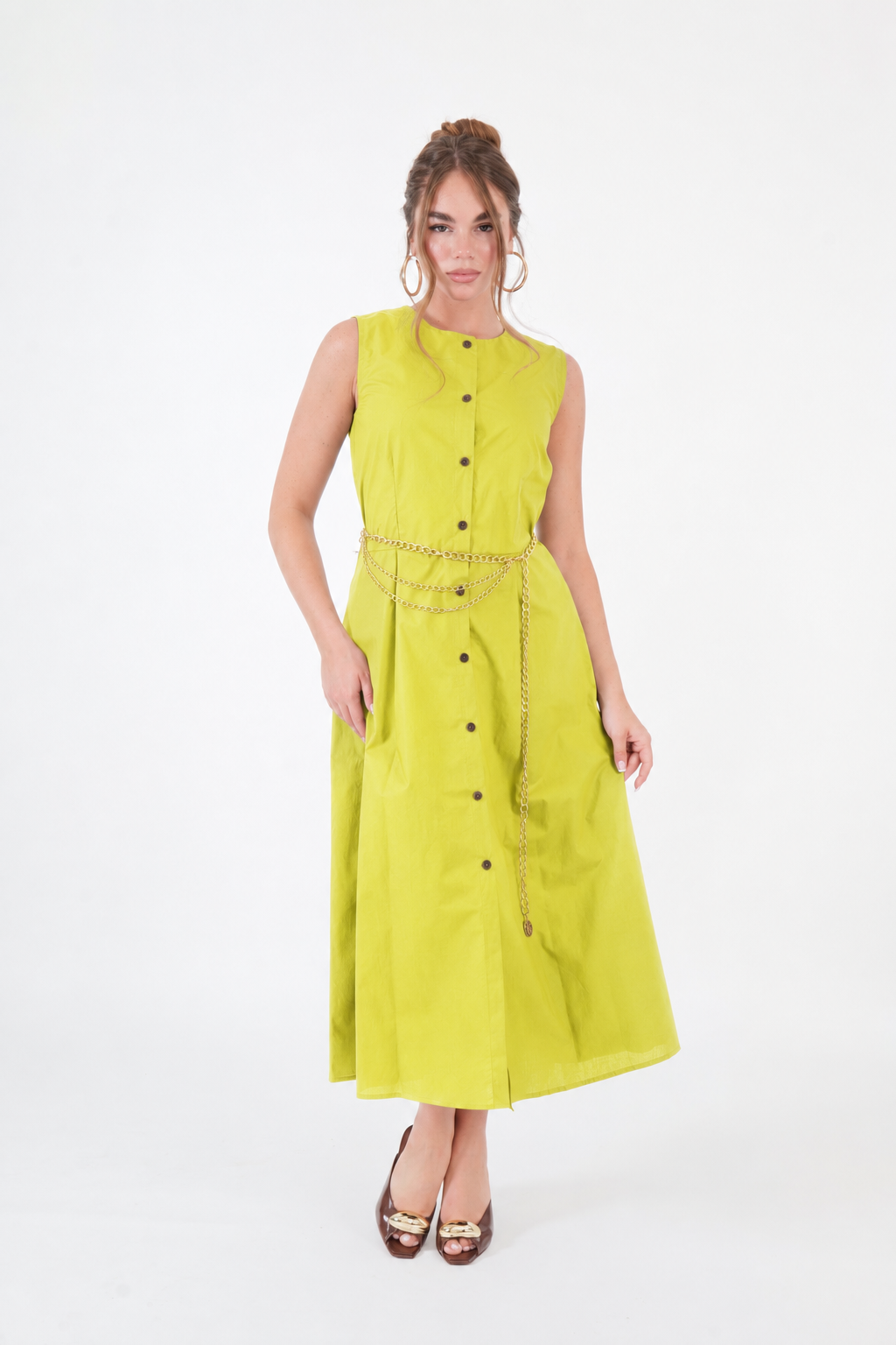 ABITO CAMICIA LIME