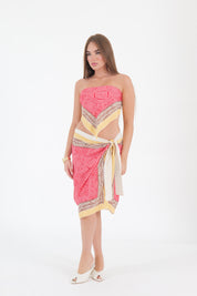 GONNA CORTA PAREO FOULARD AMARENA