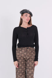 SERAFINA MISTO CASHMERE NERA