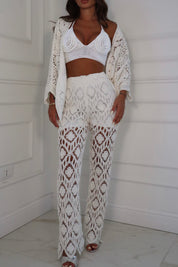 CARDIGAN MACRAMÈ