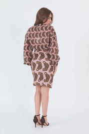 MINI GONNA PAREO LEOPARD