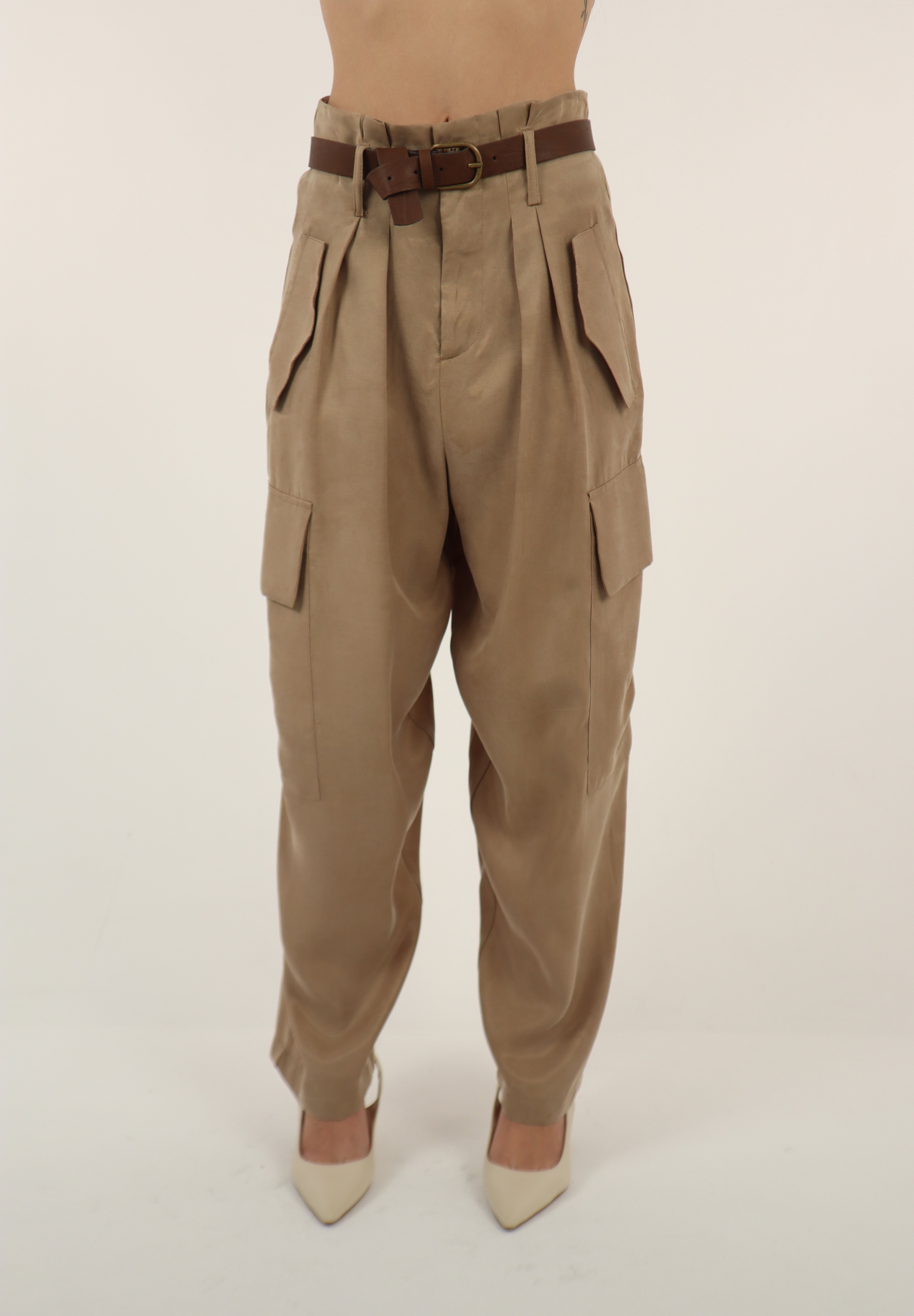PANTALONI LEXIE SABBIA