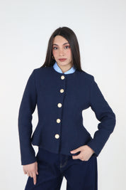 GIACCA BOUCLÈ BLU