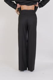 PANTALONE GESSATO ANTRACITE VICOLO