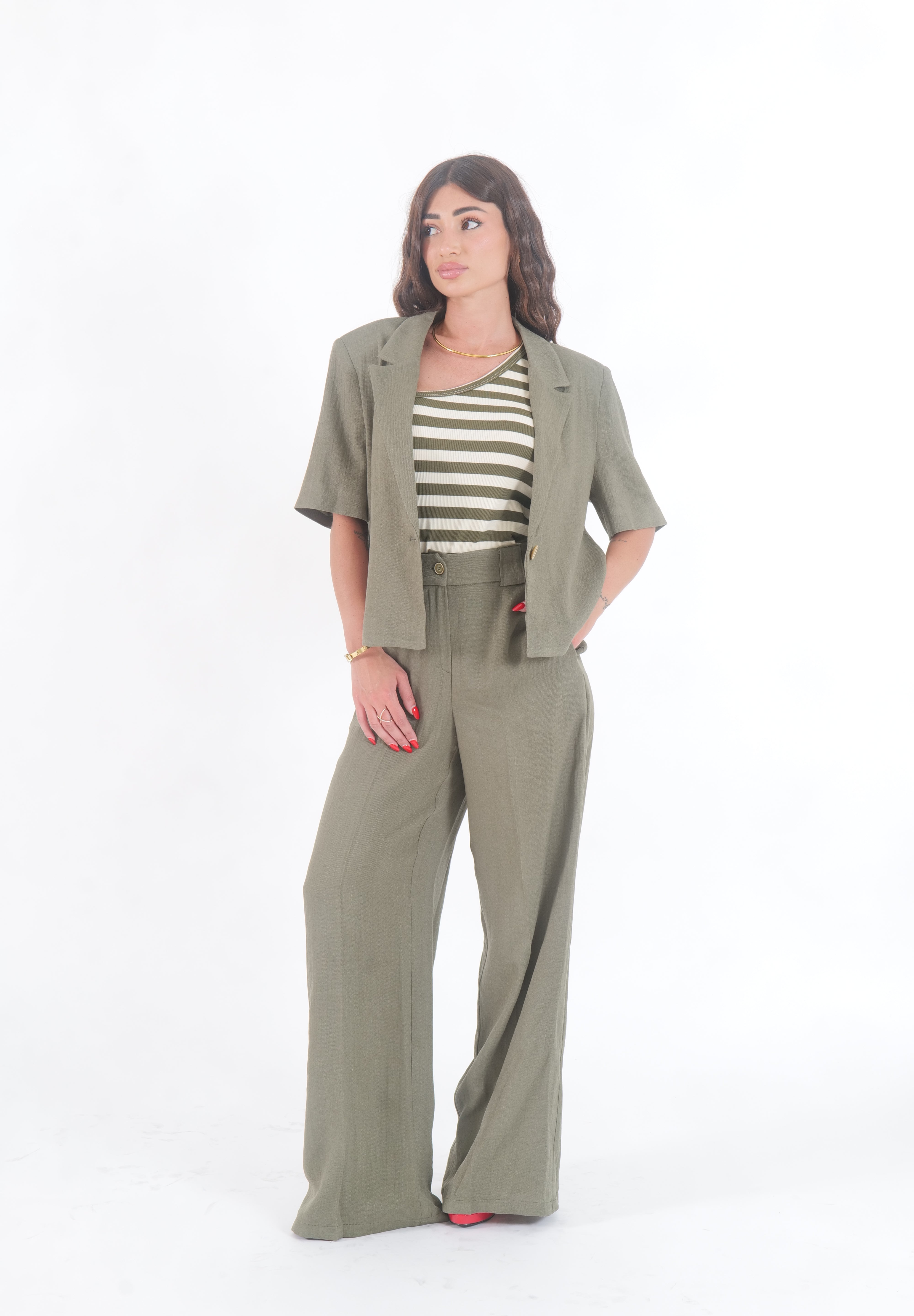 PANTALONI ZANZIBAR MILITARE