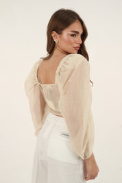TOP CORALINE BEIGE