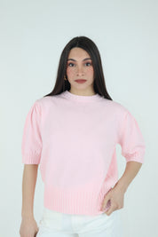 MAGLIA MEZZA MANICA SBUFFO PINK