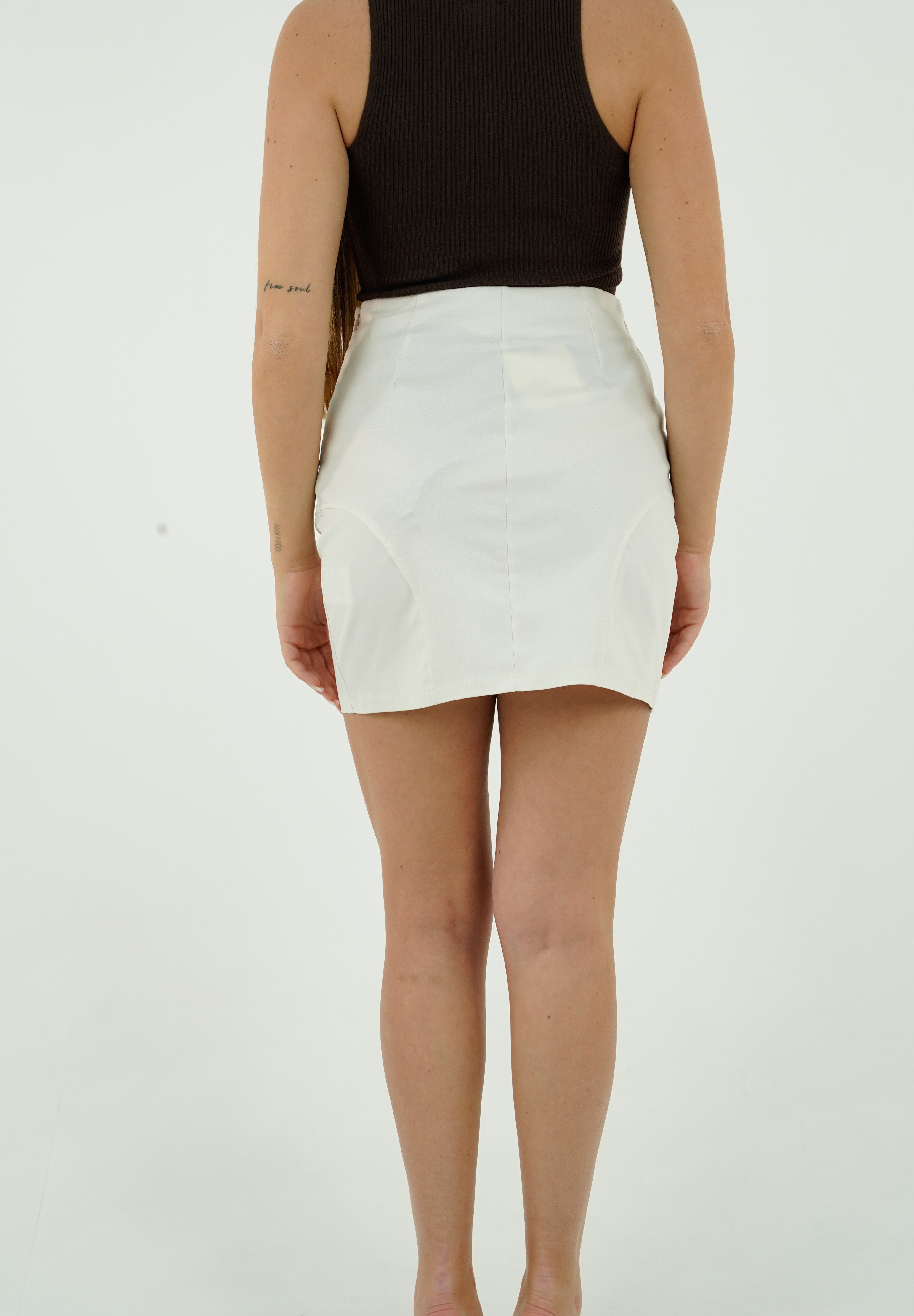 MINI GONNA LACE WHITE