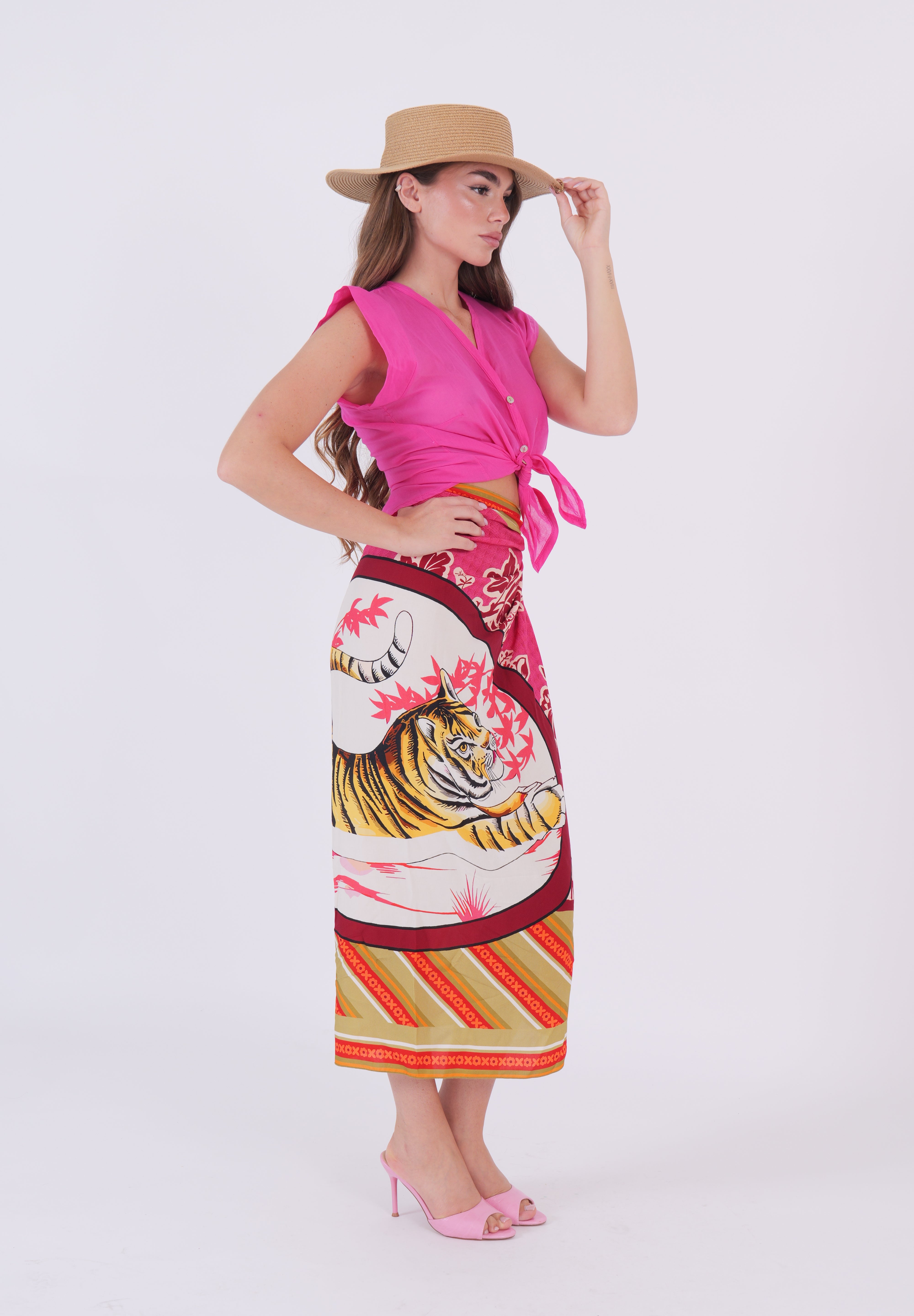 CAMICIA VOILE MAGENTA