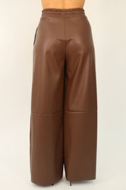 PANTALONE LEATHER COULISSE