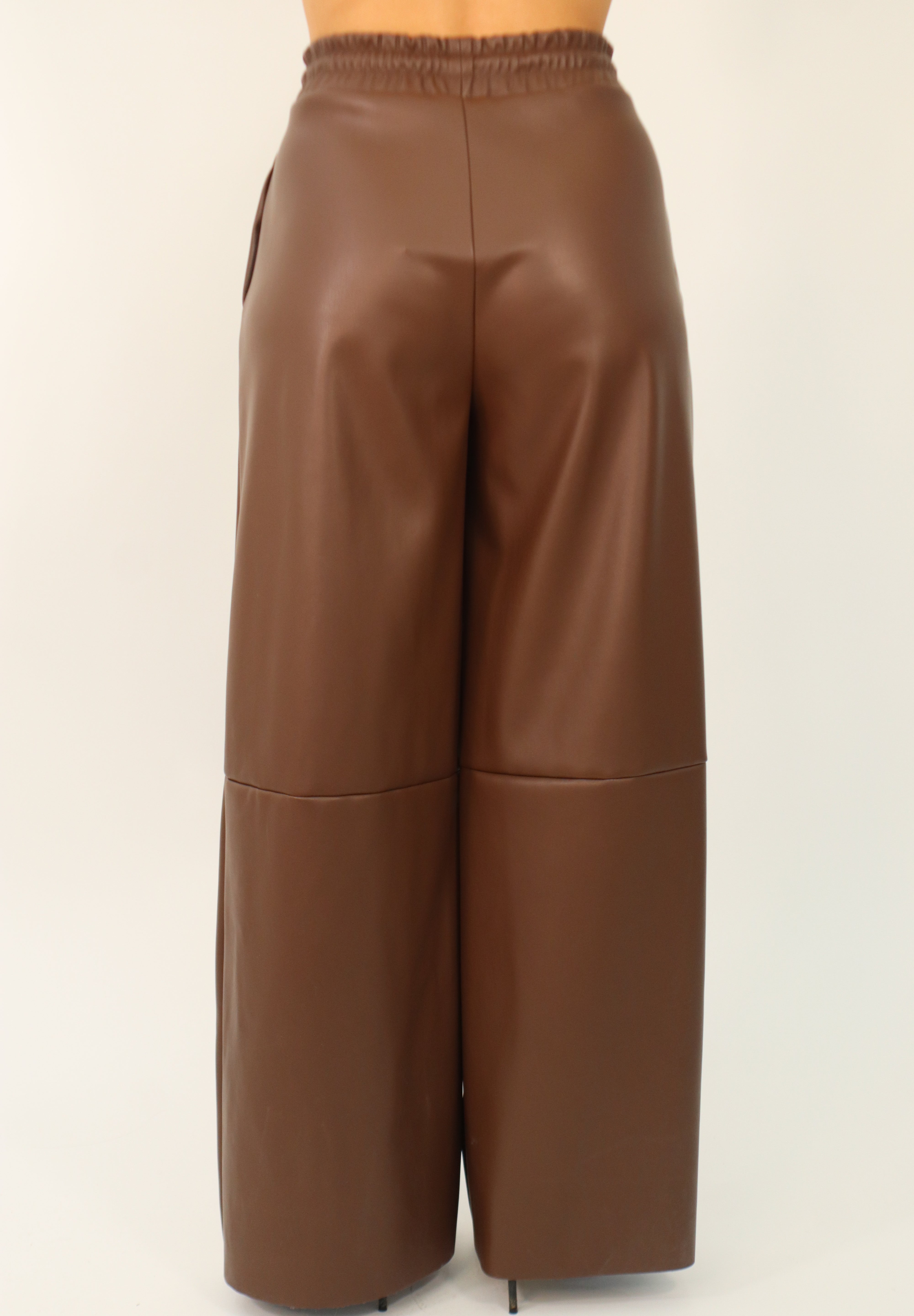 PANTALONE LEATHER COULISSE