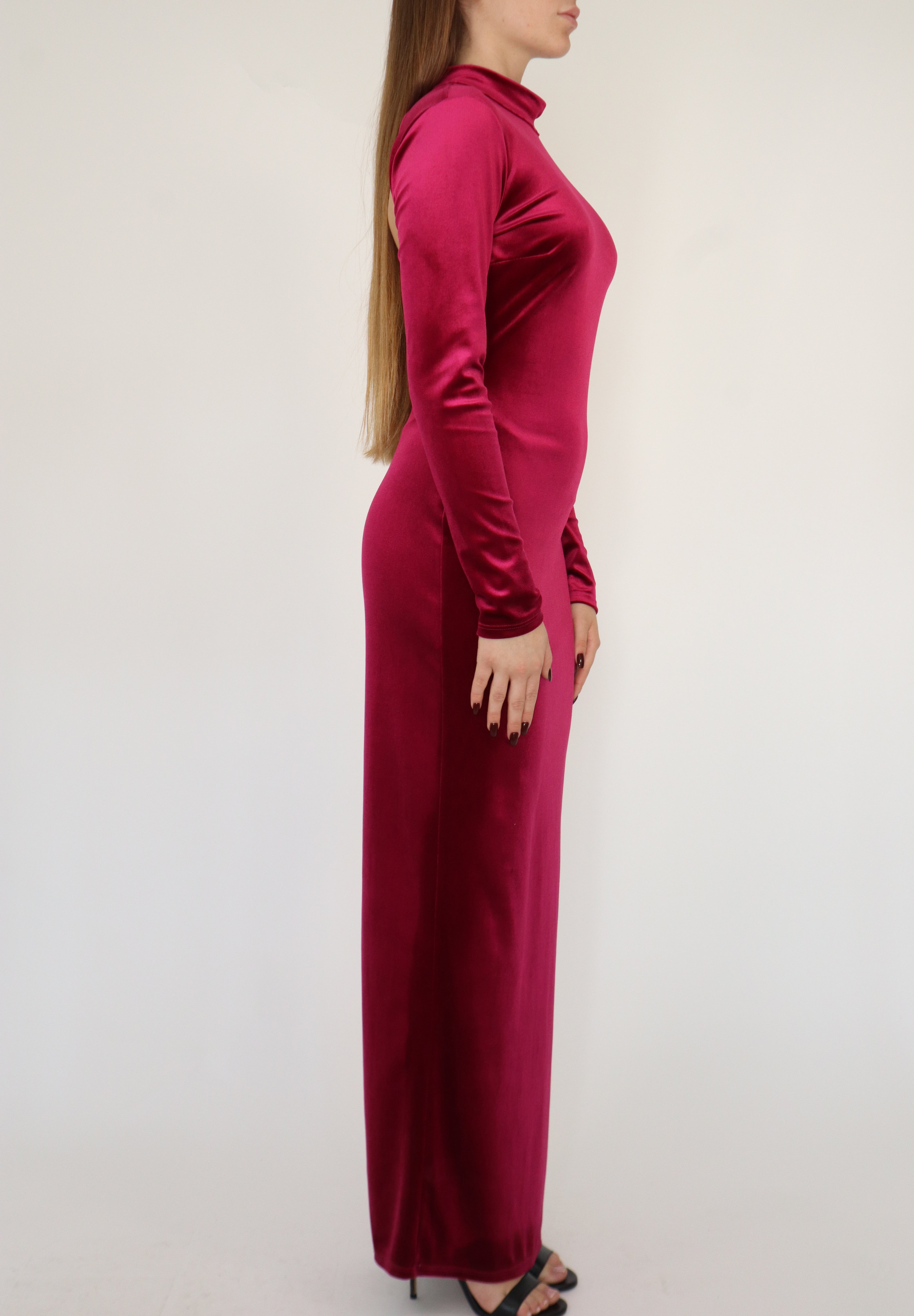 LONG DRESS VELVET OBLÓ