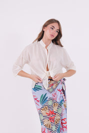 CAMICIA MUSSOLA BURRO