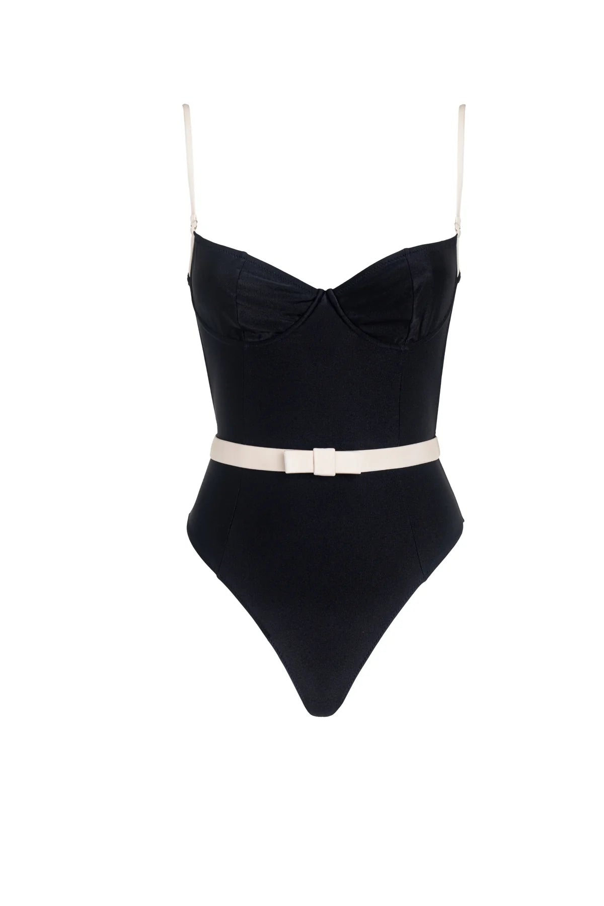CINDY ONEPIECE BLACK ALMOND