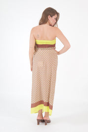 TOP FOULARD LIME