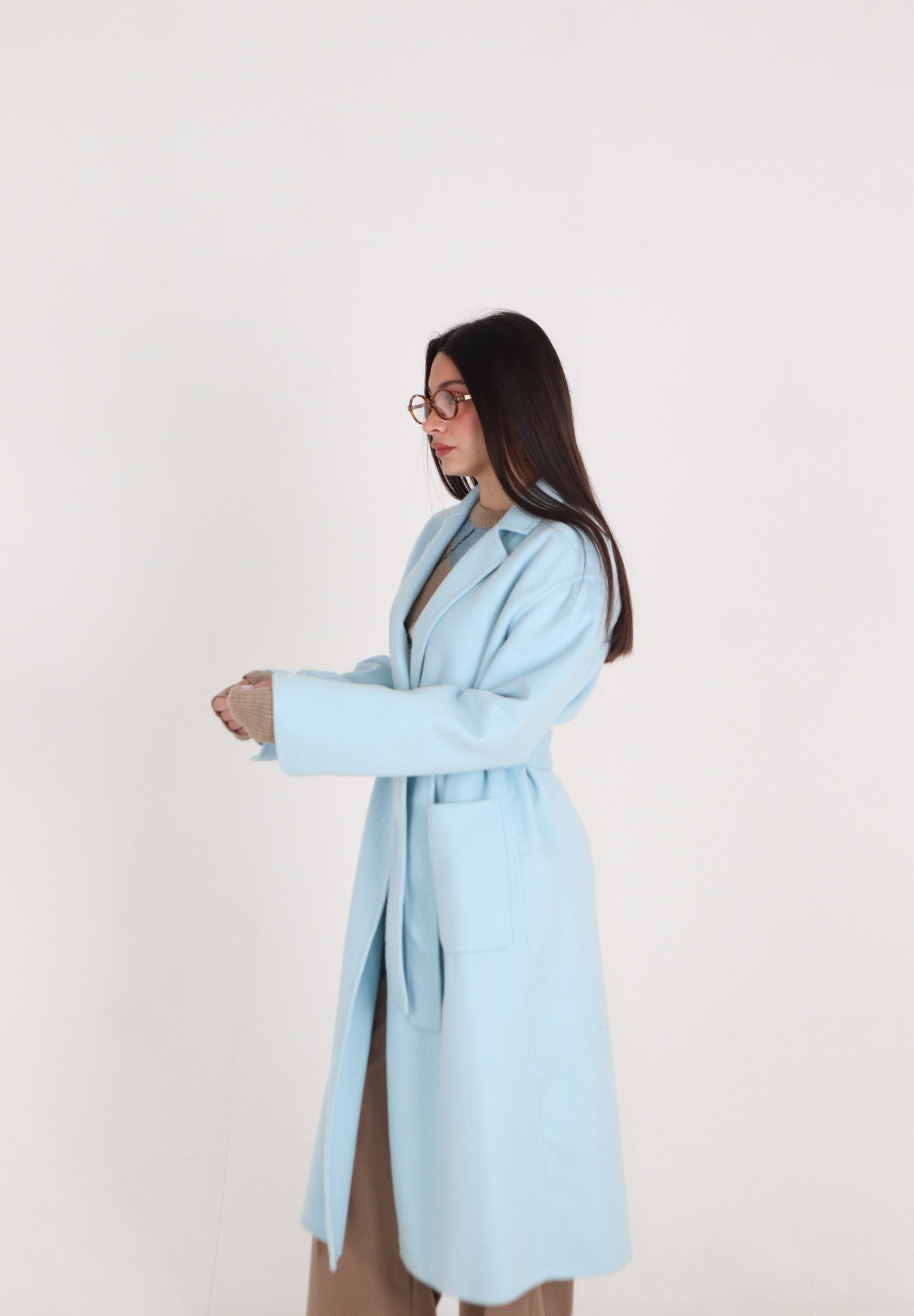CAPPOTTO SOFT PASTEL AZZURRO