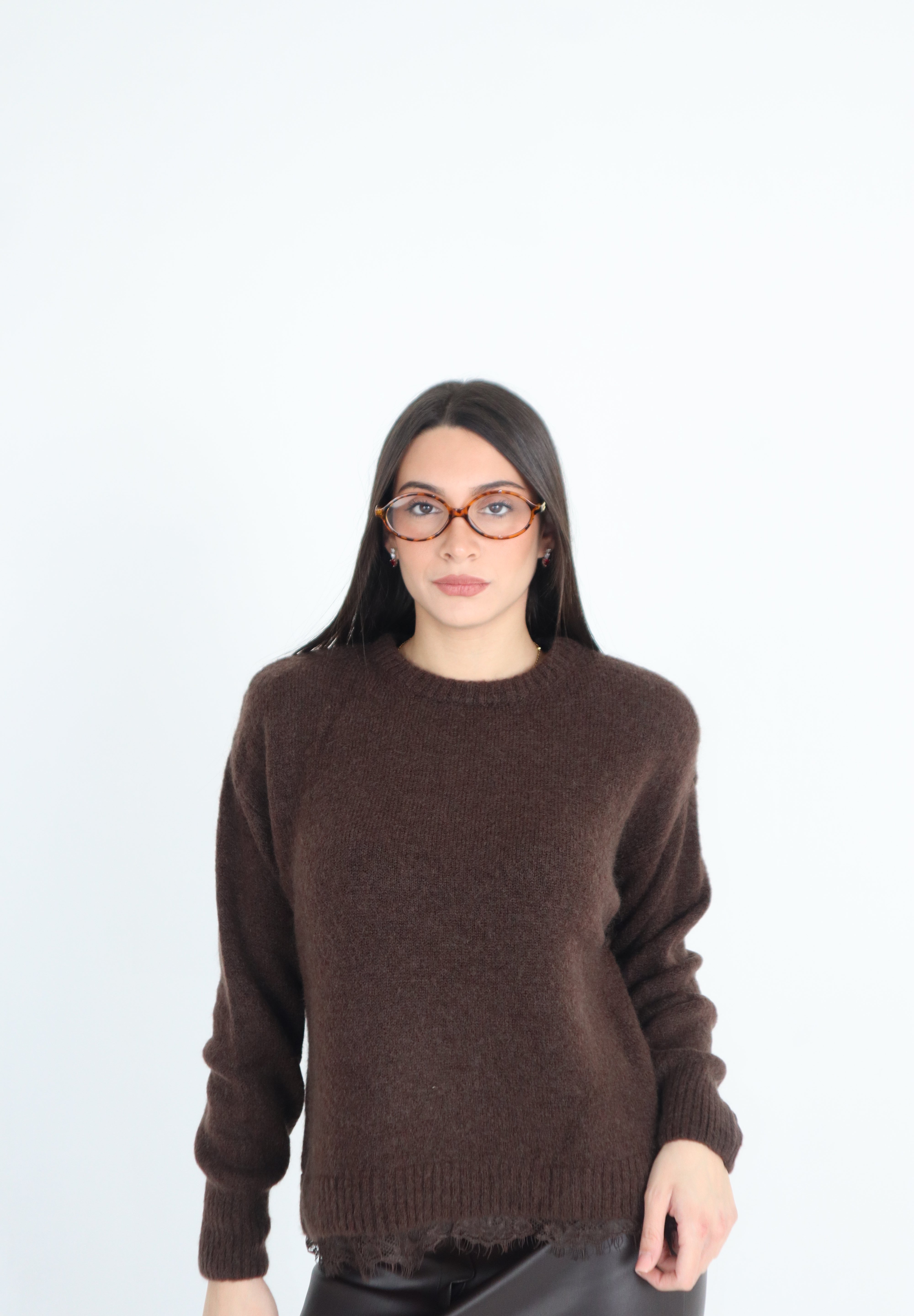 MAGLIONE SPALLINE