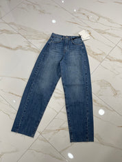 JEANS STRASS BLU