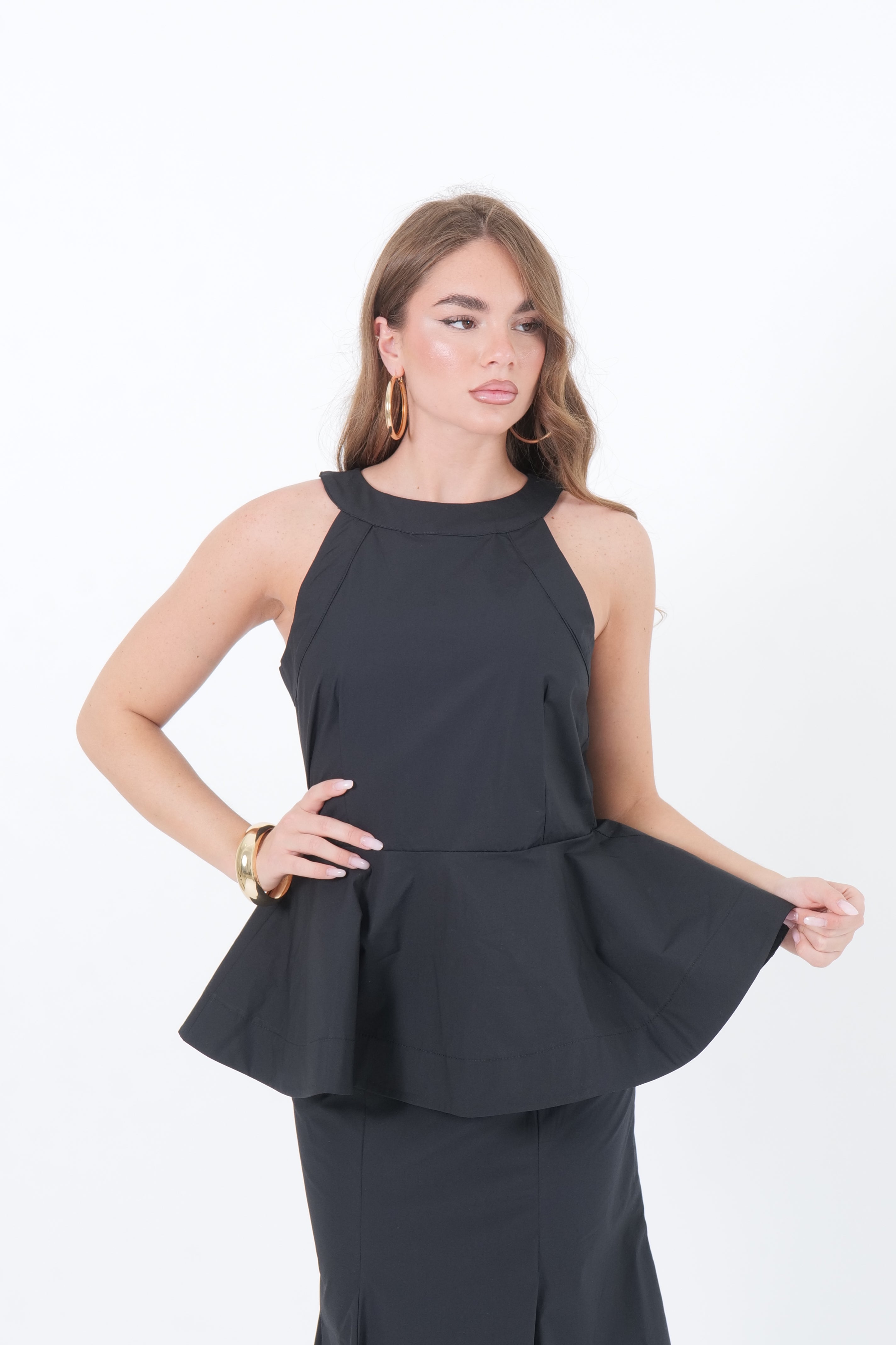 TOP COTTON BLACK
