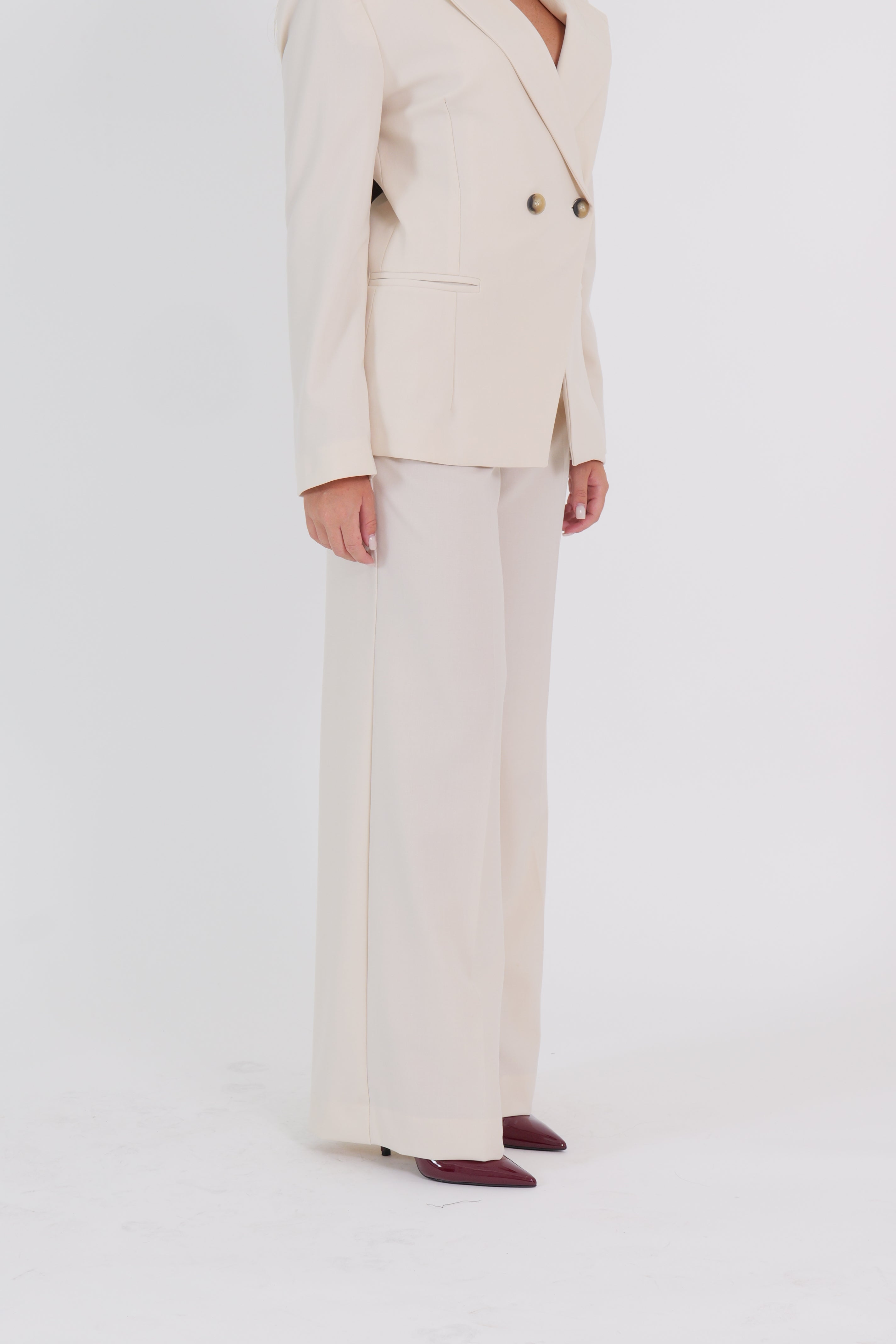 PANTALONE ANA PALAZZO HAVEONE BURRO