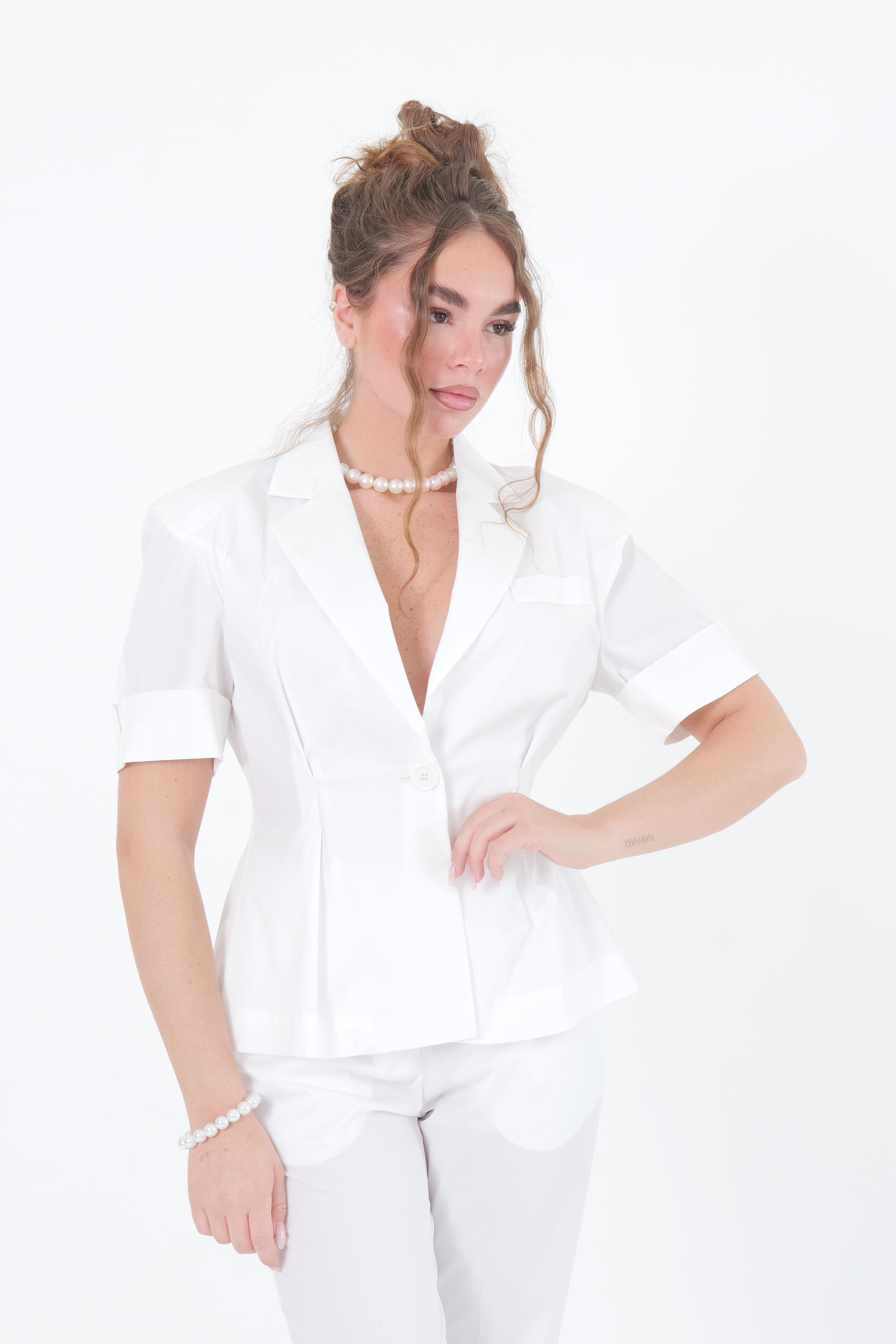 BLAZER COSTA BIANCO